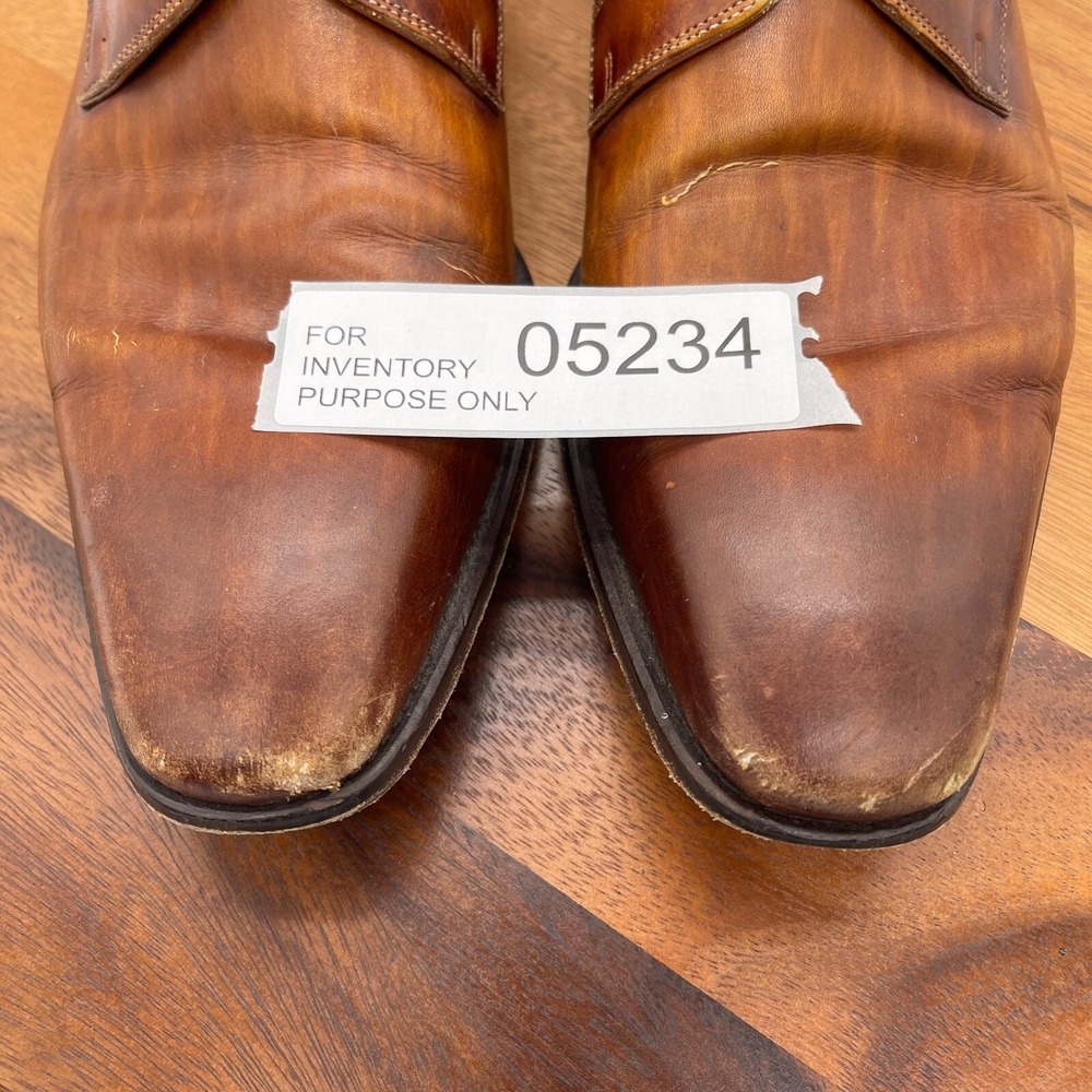 Magnanni Marco Mens 9 Monk Strap Cuero Loafer Dress Shoes Brown Leather 13276 - Picture 11 of 11